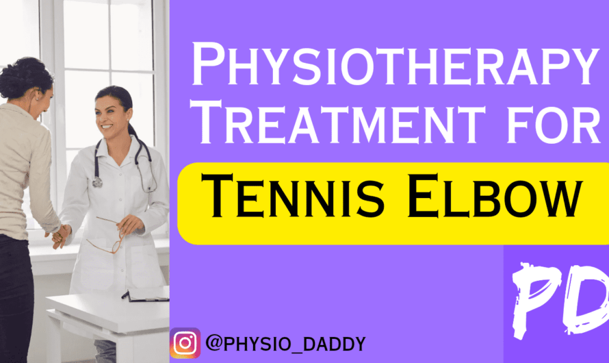 Physiotherapy treatment for tennis elbow